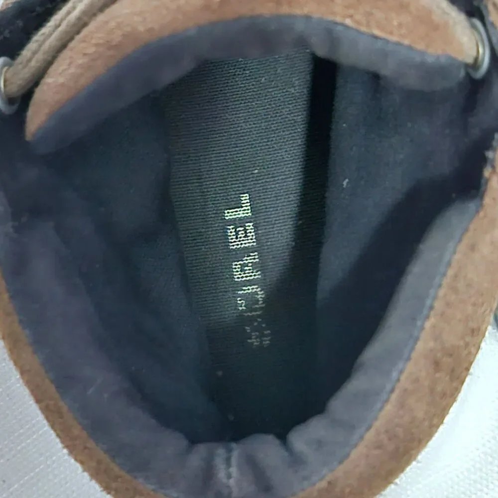 Sorel Madson Moc Toe Lace Up Boots Brown Suede Ankle Hiking NY2997 256‎ Kids 3